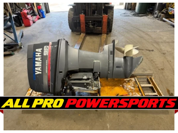 1991 Yamaha 90 hp 2-Stroke 20″ Outboard Motor Engine Runs Well Good Shape – photo 2 of 15