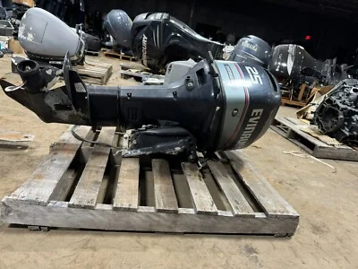 1995 Evinrude 25 hp Outboard Motor Engine Johnson 20″ Good Shape Runs Prop