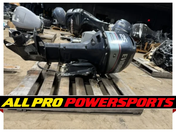 1995 Evinrude 25 hp Outboard Motor Engine Johnson 20″ Good Shape Runs Prop – photo 2 of 11