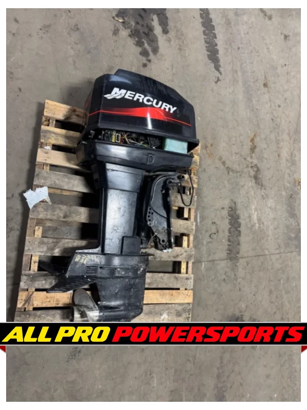 ~1995 Mercury 50 hp 2-Stroke 20″ Carbureted Outboard Motor Engine Runs – photo 2 of 12