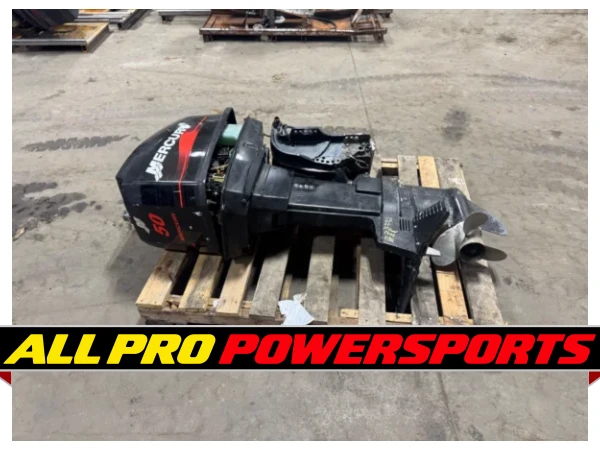 ~1995 Mercury 50 hp 2-Stroke 20″ Carbureted Outboard Motor Engine Runs – photo 3 of 12