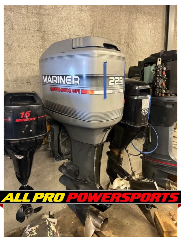 ~1996 Mariner Mercury 225 hp EFI 2-Stroke 25″ Outboard Motor Engine Runs – photo 4 of 11