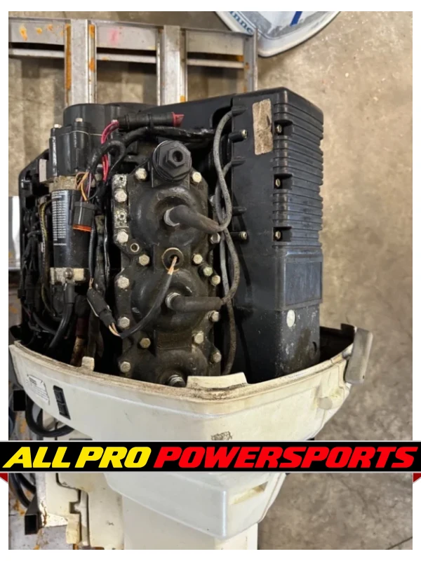 1997 Johnson Evinrude 150 hp Carbureted Outboard Motor Engine 25″ OMC Runs – photo 10 of 13