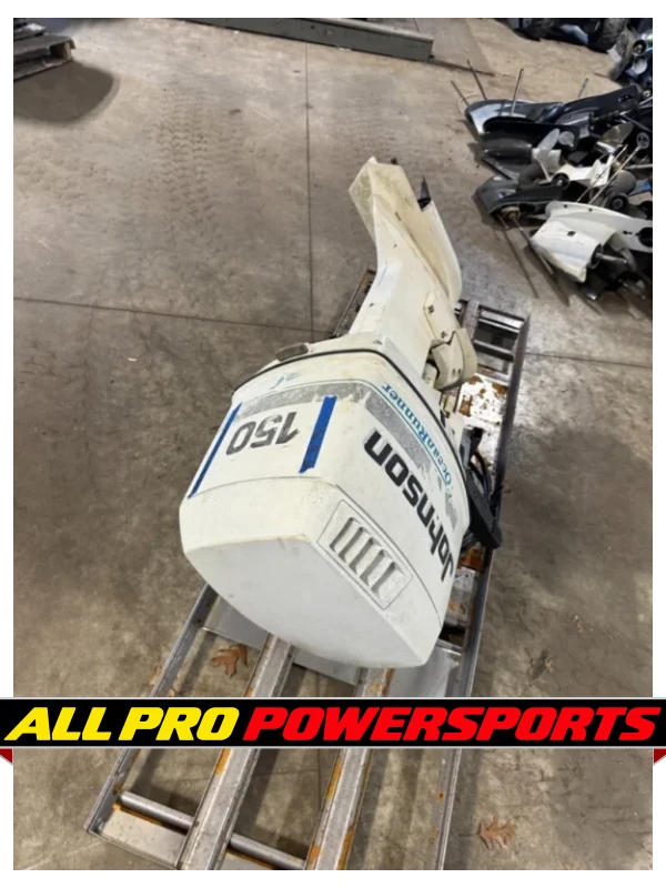1997 Johnson Evinrude 150 hp Carbureted Outboard Motor Engine 25″ OMC Runs – photo 3 of 13