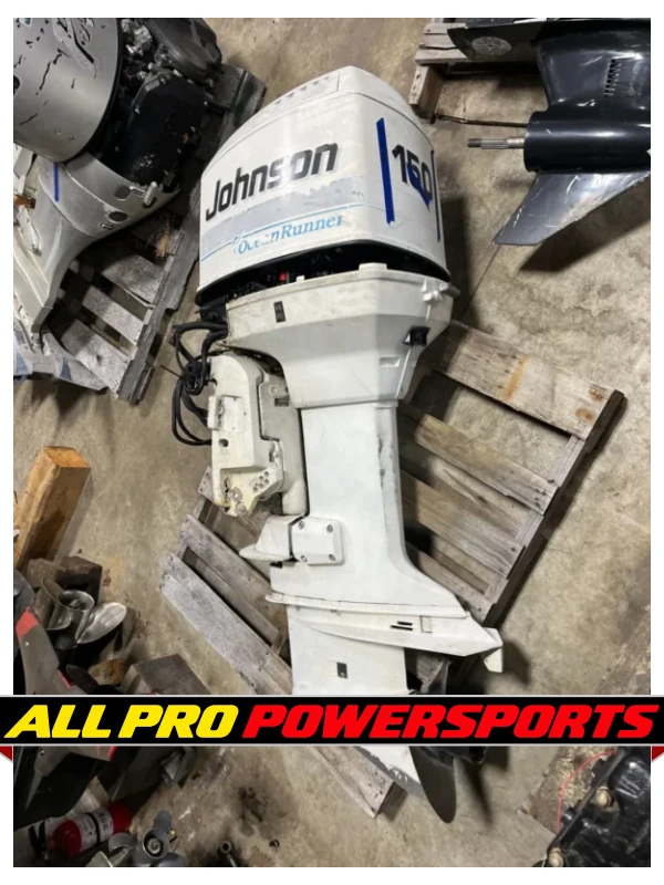 ~1998 Johnson Evinrude 150 hp Carbureted Outboard Motor Engine 25″ OMC Runs – photo 3 of 15