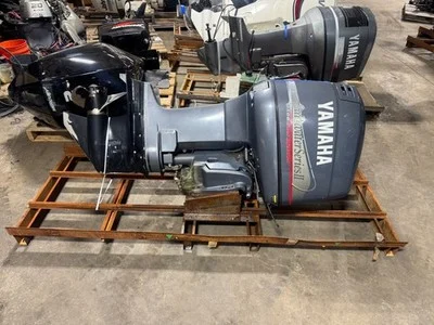 ~1999 Yamaha 150 OX66 EFI 2-Stroke 25″ Outboard Motor Engine Runs Well V6