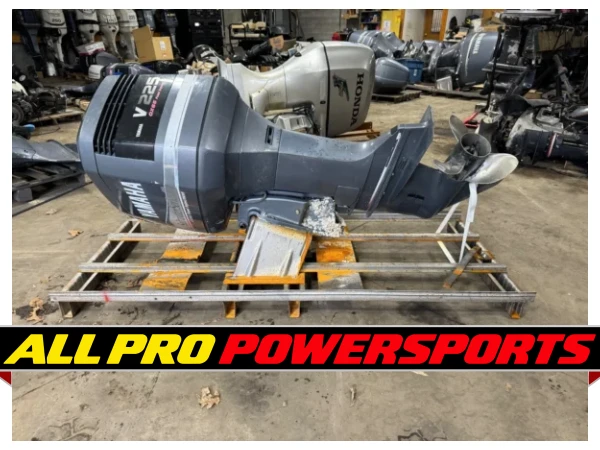 ~1999 Yamaha 225 hp OX66 2-Stroke 25″ Outboard Motor Engine V6 Runs Well – photo 2 of 12
