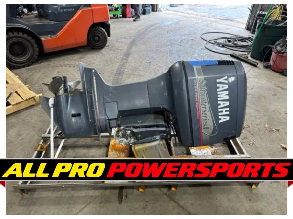 ~1999 Yamaha 225 hp OX66 2-Stroke 25″ Outboard Motor Engine V6 Runs Well – photo 4 of 12