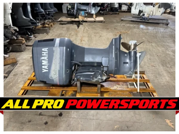 1999 Yamaha 225 Saltwater Series II OX66 25″ Outboard Motor Engine V6 Runs – photo 2 of 16