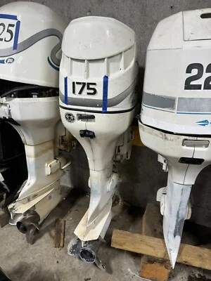 2000 Evinrude 175 hp Outboard Motor Engine Johnson OMC 25″ DI FICHT