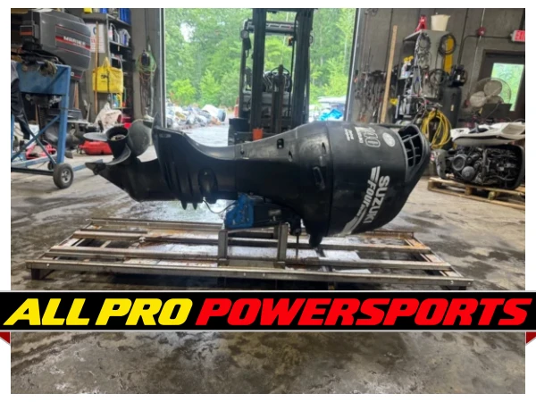 2002 Suzuki DF140 140 hp 4-Stroke 25″ Outboard Motor Engine Runs Well Prop – photo 7 of 14