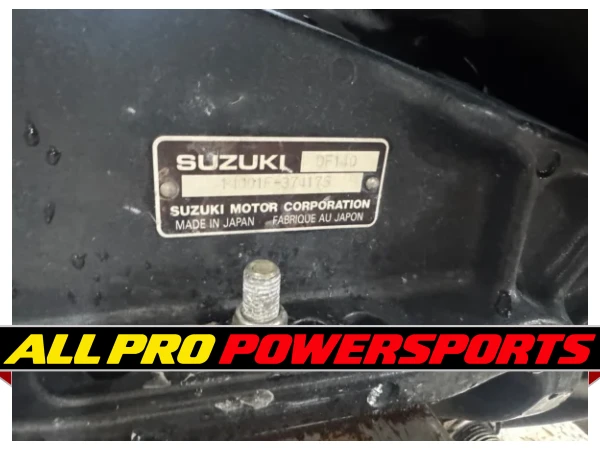 2002 Suzuki DF140 140 hp 4-Stroke 25″ Outboard Motor Engine Runs Well Prop – photo 8 of 14