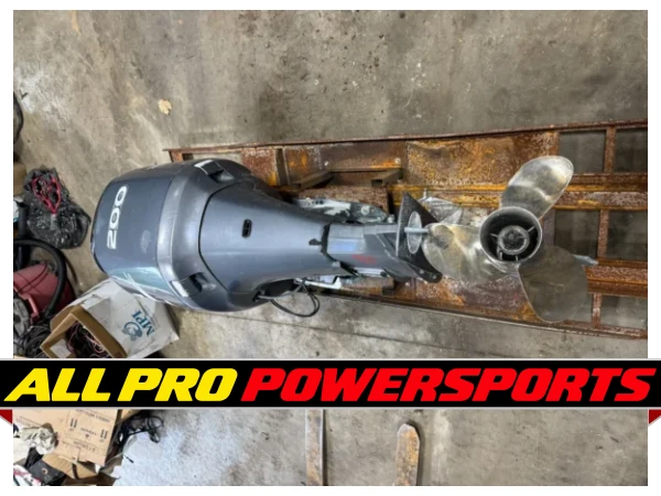 2002 Yamaha 200 HPDI 25″ Outboard Motor Engine Good Shape Runs Well V6 LH – photo 4 of 15
