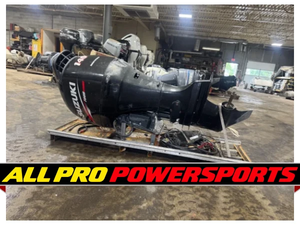 2003 Suzuki DF140 140 hp 4-Stroke 25″ Outboard Motor Engine Runs Well – photo 6 of 16