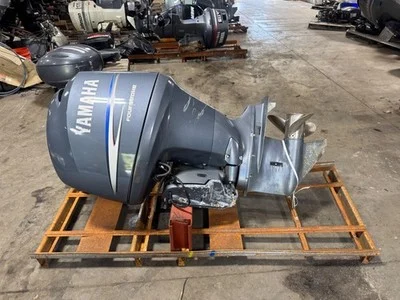 2004 Yamaha F150 150 hp Four Stroke 4-Stroke 25″ Outboard Motor Engine Runs