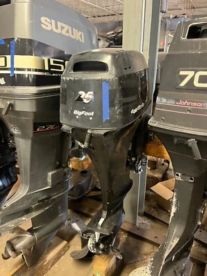 2005 Mercury 25 hp 4-Stroke 20″ Outboard Motor Engine Four Stroke BigFoot