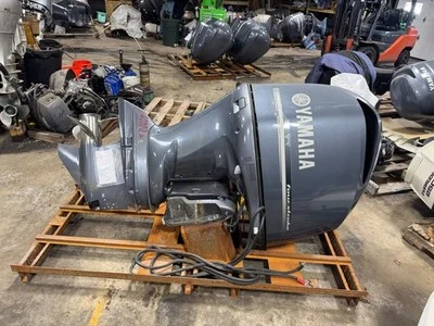 2008 Yamaha F350 V8 4-Stroke 25″ Outboard Motor Engine Counter Rotation