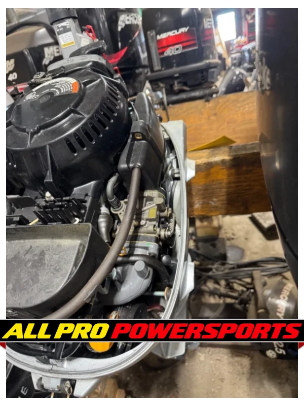 ~2010 Honda BF15 15 hp 4-Stroke 15″ Outboard Motor Engine Runs Well Tiller – photo 11 of 12
