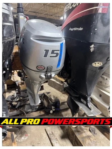 ~2010 Honda BF15 15 hp 4-Stroke 15″ Outboard Motor Engine Runs Well Tiller – photo 12 of 12