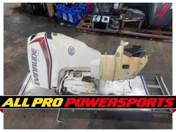 2013 Evinrude Etec 25 hp DFI Outboard Motor Engine 20″ E-Tec BRP Controls – photo 2 of 16