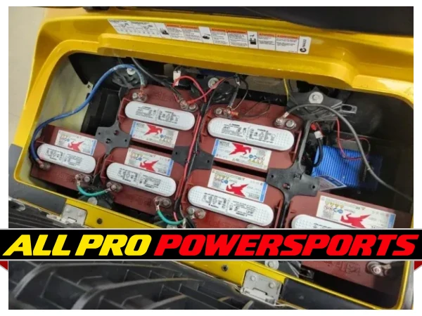 2015 Yamaha Drive Electric Lighting Package Golf Cart, Yellow Kandi – photo 14 of 14