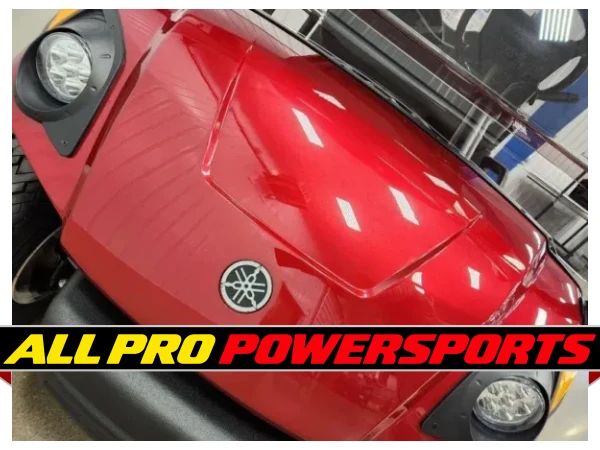 2016 Yamaha Drive Gas Carb Deluxe Lighting Package Golf Cart, Kandi Apple Red – photo 13 of 15