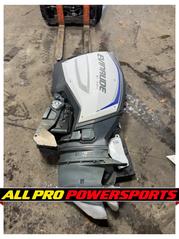 2017 Evinrude Etec 225 G2 Outboard Motor Engine 25″ E-Tec Prop Run Controls – photo 2 of 14
