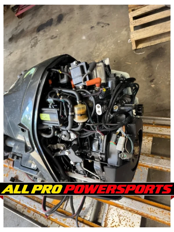 2017 Evinrude Etec 90 hp DFI Outboard Motor Engine 25″ E-Tec BRP Runs Well – photo 10 of 14