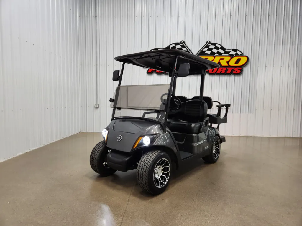 2017 Yamaha Drive 2 Gas EFI QuieTech Deluxe ECOXGEAR Lighting Package Golf Cart, Carbon