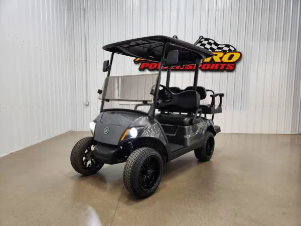 2017 Yamaha Drive 2 Gas EFI QuieTech ECOXGEAR Deluxe Lighting Package Golf Cart, Carbon