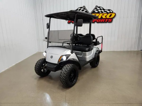2017 Yamaha Drive 2 Gas EFI QuieTech ECOXGEAR Lighting Package Golf Cart, Moonstone