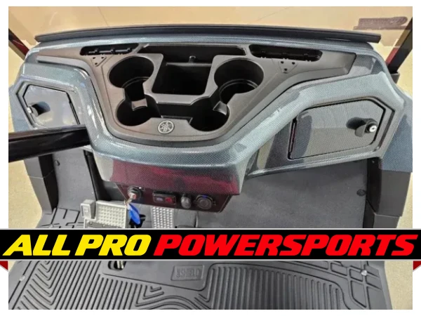 2018 Yamaha Drive 2 Gas Carb Lighting Package Golf Cart, Atomic Red Kandi & Magnetic Grey – photo 11 of 16