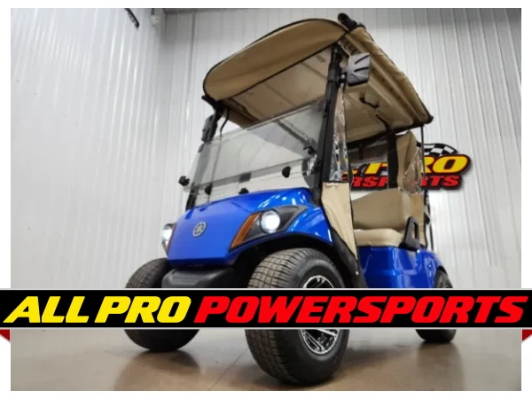2018 Yamaha Drive 2 Gas EFI QuieTech Golf Cart, Blue – photo 10 of 13