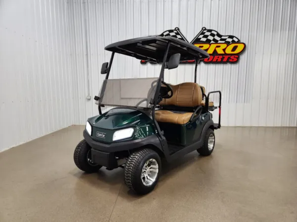 2019 Club Car Tempo Gas EFI ECOXGEAR Lighting Package Golf Cart, Metallic Green
