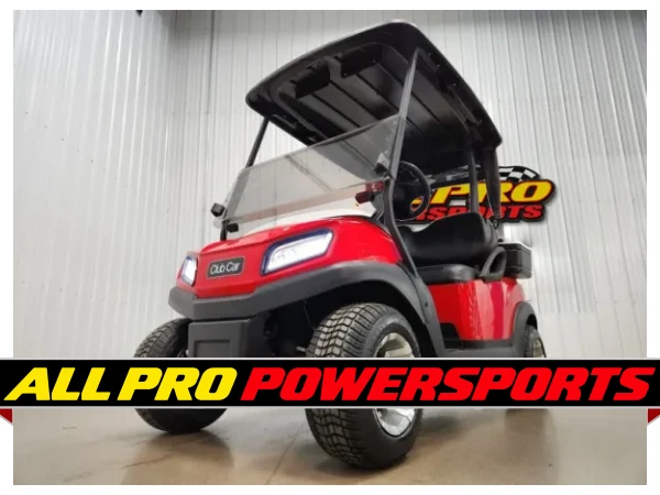 2019 Club Car Tempo Gas EFI Golf Cart, Rally Red – photo 13 of 19