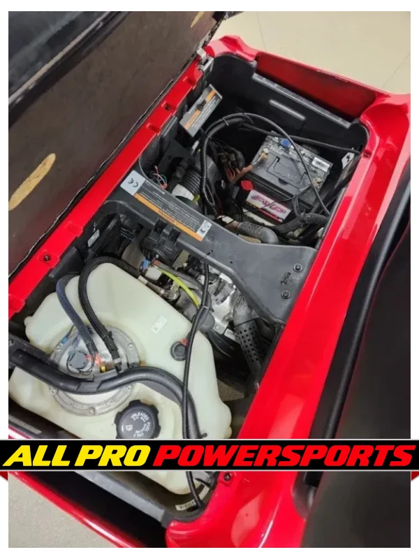 2019 Club Car Tempo Gas EFI Golf Cart, Rally Red – photo 15 of 19