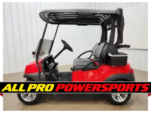 2019 Club Car Tempo Gas EFI Golf Cart, Rally Red – photo 3 of 19
