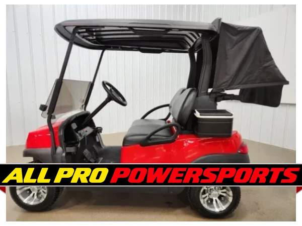 2019 Club Car Tempo Gas EFI Golf Cart, Rally Red – photo 4 of 19