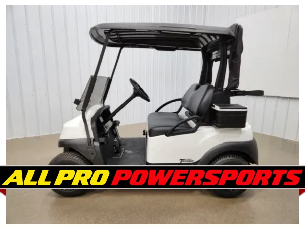 2019 Club Car Tempo Gas EFI Golf Cart, White – photo 3 of 17