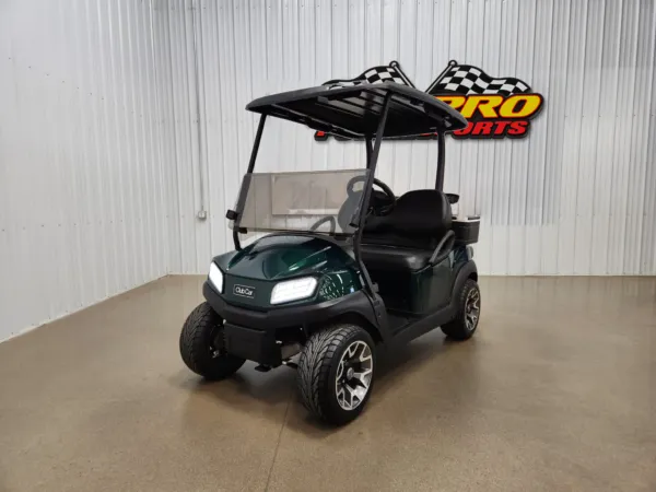 2019 Club Car Tempo Gas EFI Lighting Package Golf Cart, Metallic Green