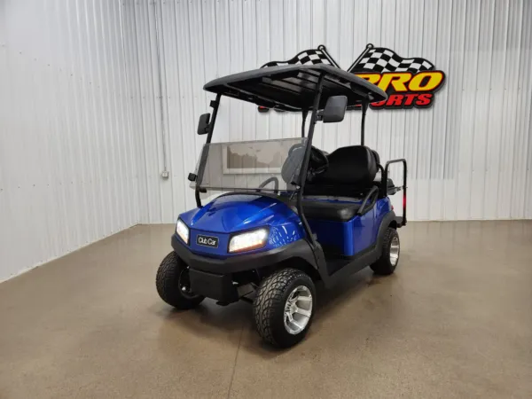 2019 Club Car Tempo Gas EFI Lighting Package Golf Cart, Pearl Blue