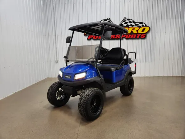 2019 Club Car Tempo Gas EFI Lighting Package Golf Cart, Pearl Blue