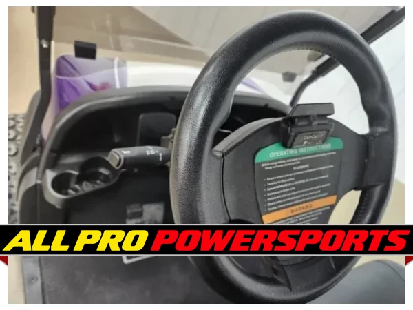 2019 Club Car Tempo Gas EFI Lighting Package Golf Cart, Purple Kandy & Pearl White – photo 10 of 15