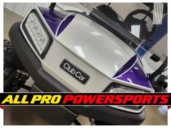 2019 Club Car Tempo Gas EFI Lighting Package Golf Cart, Purple Kandy & Pearl White – photo 14 of 15