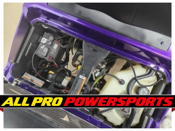 2019 Club Car Tempo Gas EFI Lighting Package Golf Cart, Purple Kandy & Pearl White – photo 15 of 15