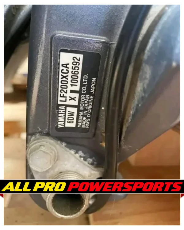 2019 Yamaha 200HP Outboard Motor Engine — Low Hours – photo 2 of 16