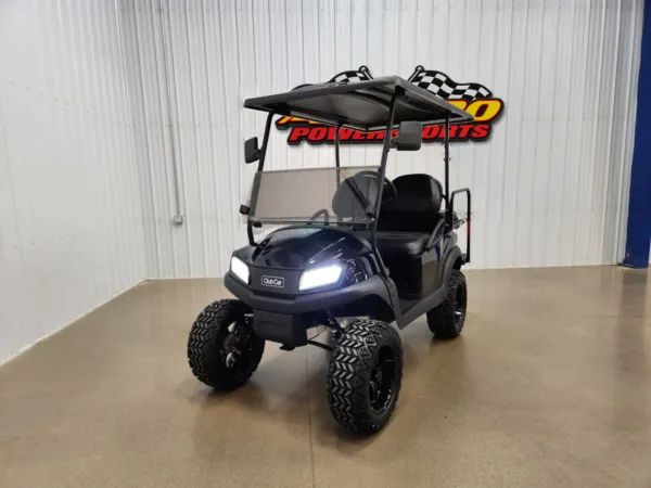 2020 Club Car Tempo Electric Lighting Package Golf Cart, Metallic Black