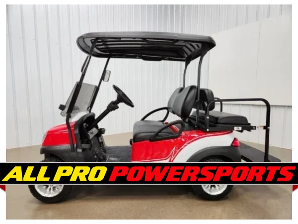 2020 Club Car Tempo Electric Lighting Package Golf Cart, Vivid Red & Pearl White – photo 3 of 15