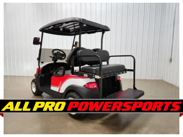 2020 Club Car Tempo Electric Lighting Package Golf Cart, Vivid Red & Pearl White – photo 4 of 15