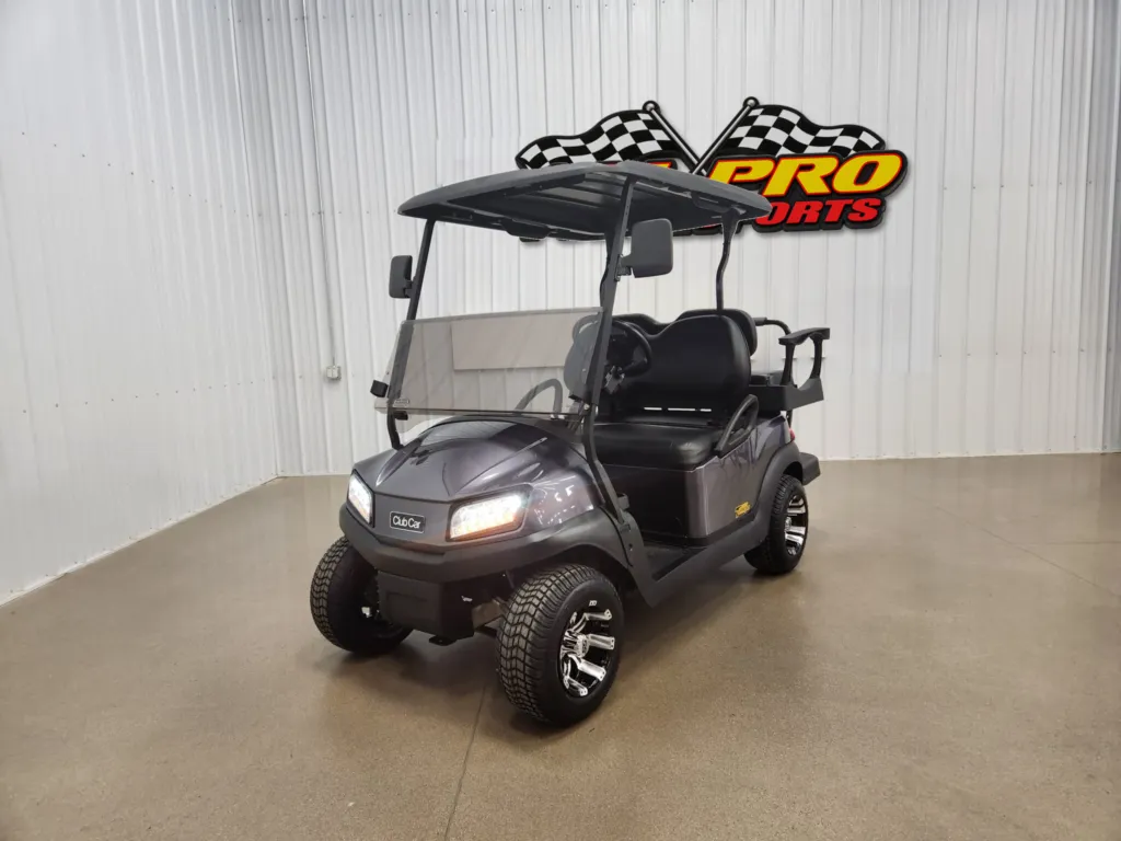 2020 Club Car Tempo Gas EFI Deluxe Lighting Package Golf Cart, Midnight Silver